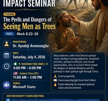 MONTHLY IMPACT SEMINAR
