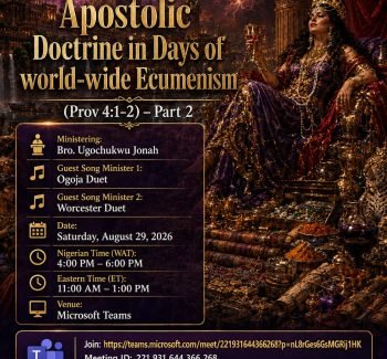 WEEKLY EXPOSITION OF THE BOOK OF PROVERBS