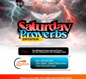 🔥 SATURDAY PROVERBS EXPOSITION 🔥