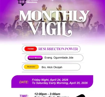 MONTHLY VIGIL – A NIGHT OF ENCOUNTER 🔥🌙